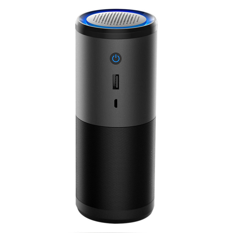 PureBreeze™ Mini Car Air Purifier — HEPA Ionizer with Touch Control