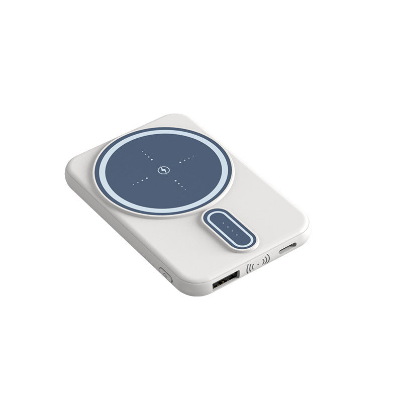 Magnetic Wireless Power Bank — 5000 mAh Fast Charging MagSafe Battery Pack for iPhone & Android