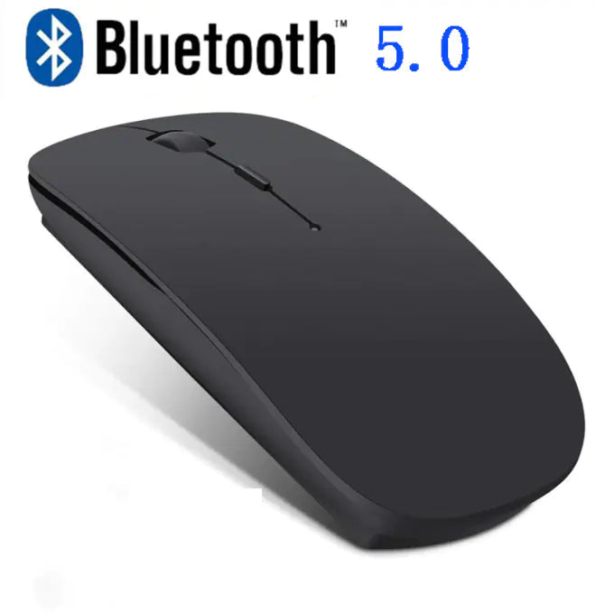 “SilentClick™ Bluetooth 5.0 Rechargeable Mouse — Ultra-Slim, Quiet, and Lag-Free for Mac, iPad & Windows”