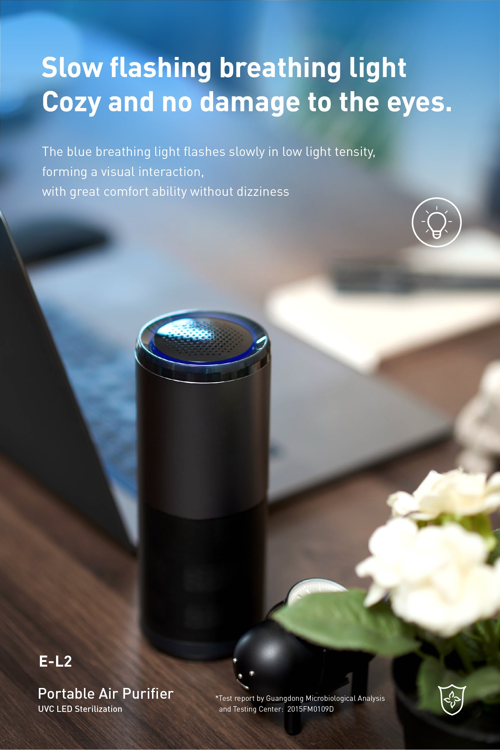 PureBreeze™ Mini Car Air Purifier — HEPA Ionizer with Touch Control