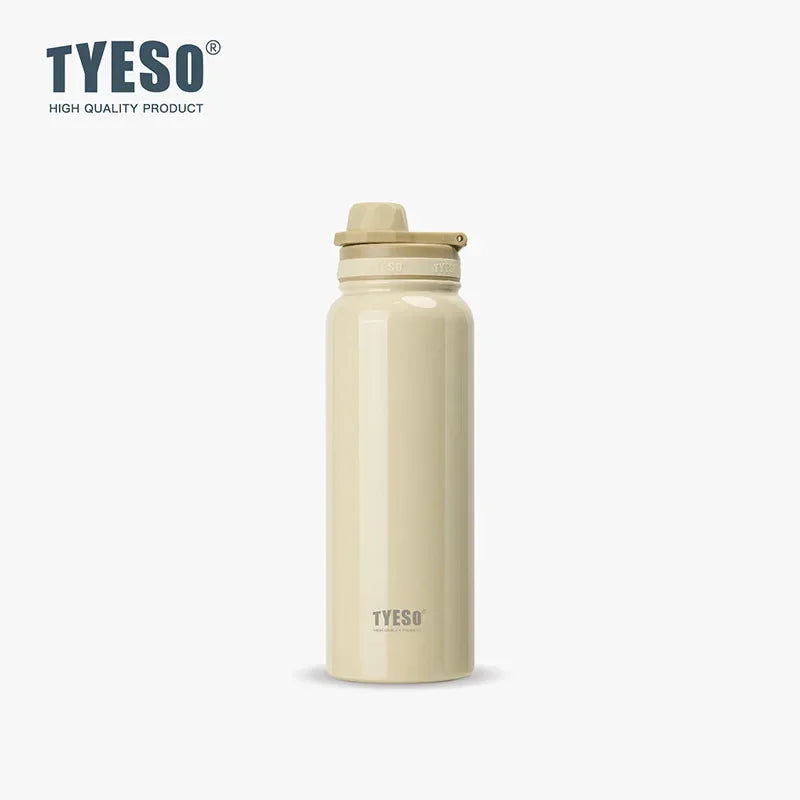 TYESO Thermal Stainless Steel Bottle – Leak-Proof Vacuum Flask (Keeps Drinks Hot & Cold 12H)