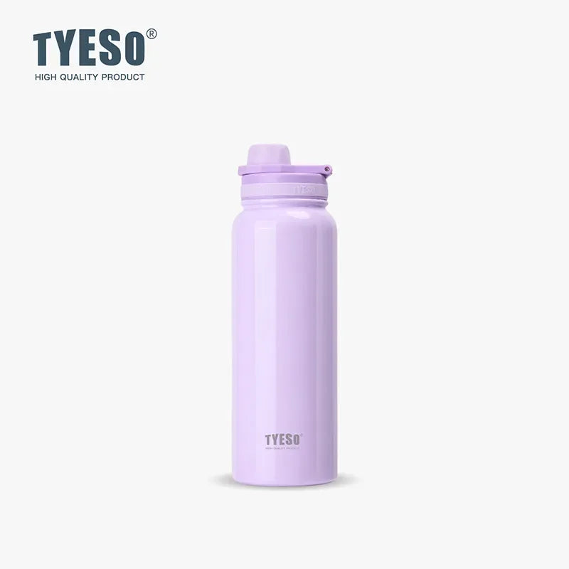 TYESO Thermal Stainless Steel Bottle – Leak-Proof Vacuum Flask (Keeps Drinks Hot & Cold 12H)