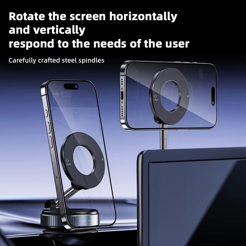 K007 Magnetic Phone Holder｜Three-axis Rotation For Free Adjustment｜A Convenient Choice For Multiple Scenarios.