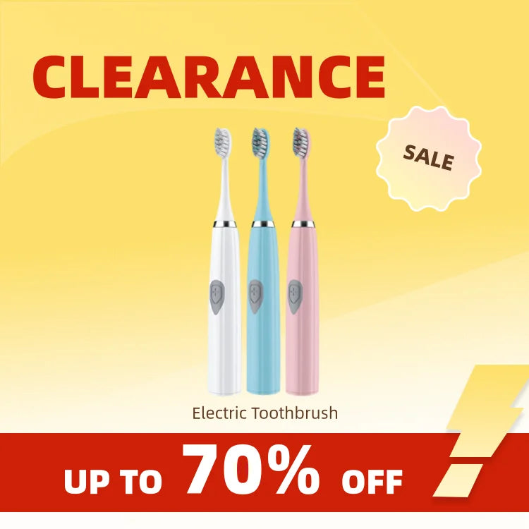 Electric Toothbrush for Adults Soft Portable Battery Endurance IPX6 Waterproof Intelligent Effective Oral Care for Men&Women