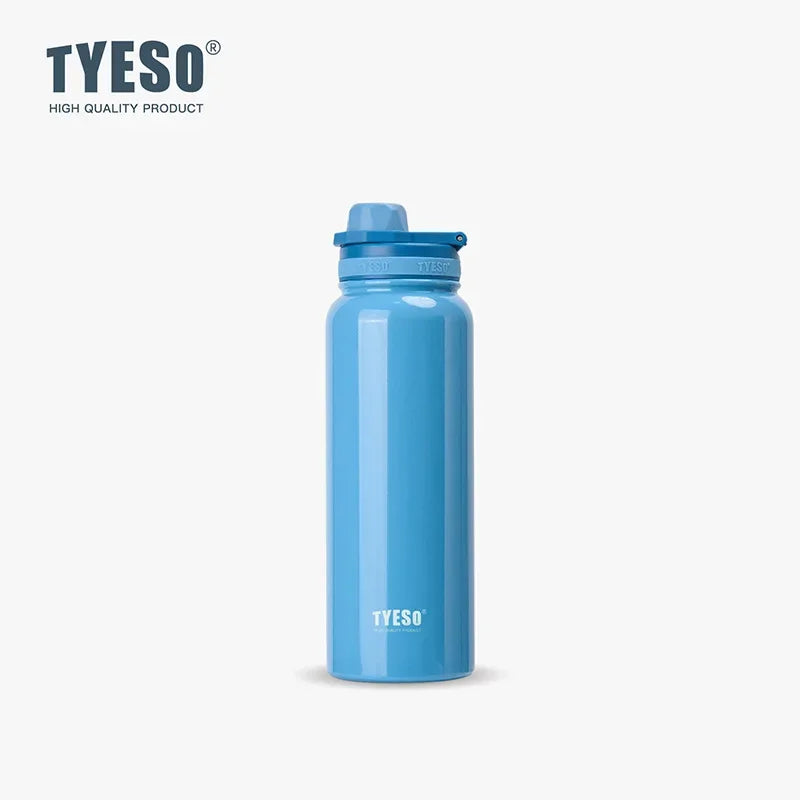 TYESO Thermal Stainless Steel Bottle – Leak-Proof Vacuum Flask (Keeps Drinks Hot & Cold 12H)