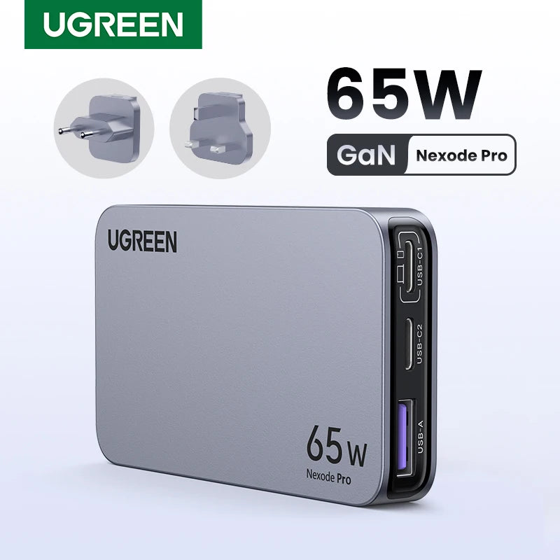 UGREEN 65W GaN Fast Charger – 3-Port (Model X753)