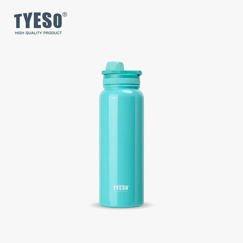 TYESO Thermal Stainless Steel Bottle – Leak-Proof Vacuum Flask (Keeps Drinks Hot & Cold 12H)