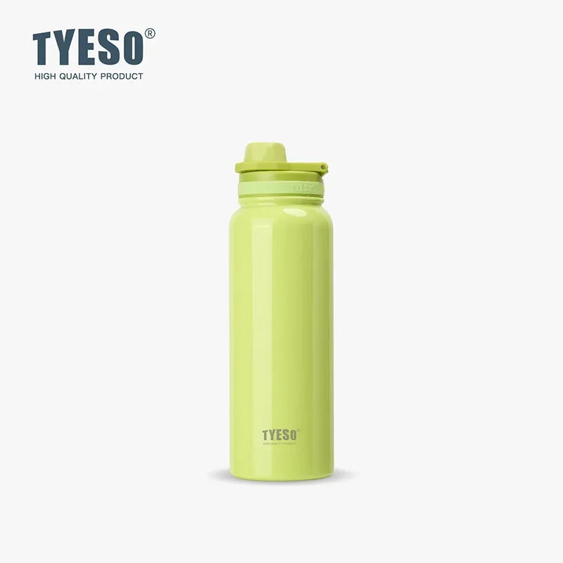 TYESO Thermal Stainless Steel Bottle – Leak-Proof Vacuum Flask (Keeps Drinks Hot & Cold 12H)