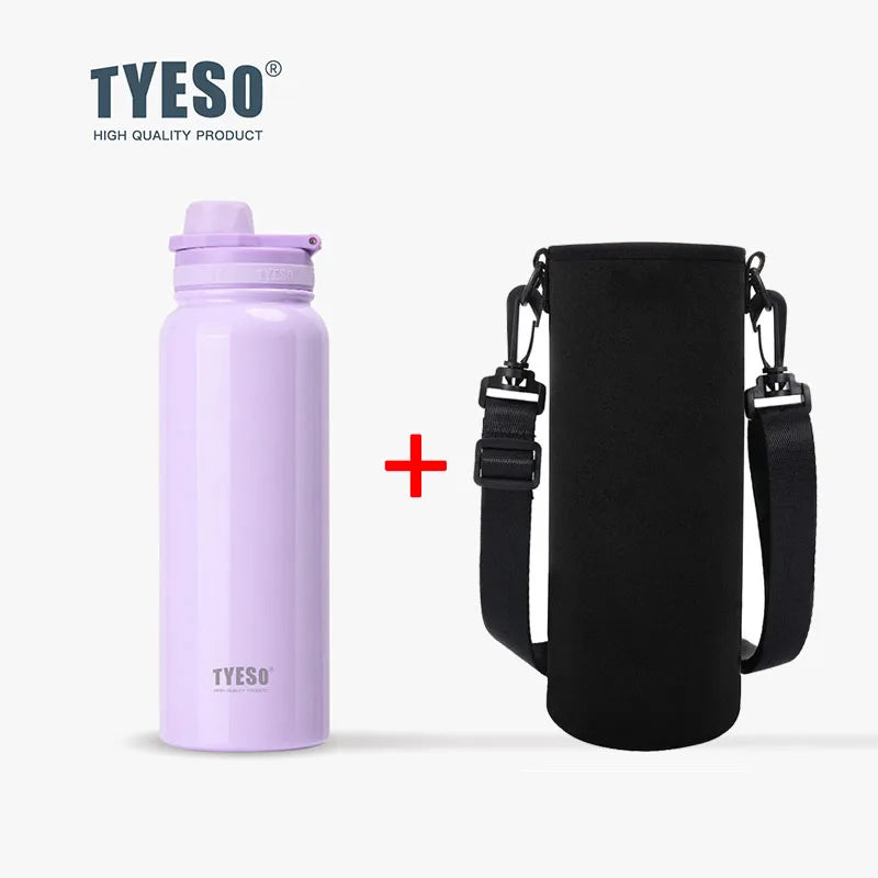 TYESO Thermal Stainless Steel Bottle – Leak-Proof Vacuum Flask (Keeps Drinks Hot & Cold 12H)