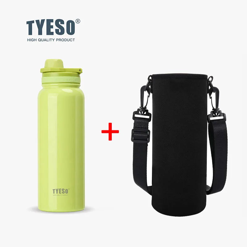 TYESO Thermal Stainless Steel Bottle – Leak-Proof Vacuum Flask (Keeps Drinks Hot & Cold 12H)