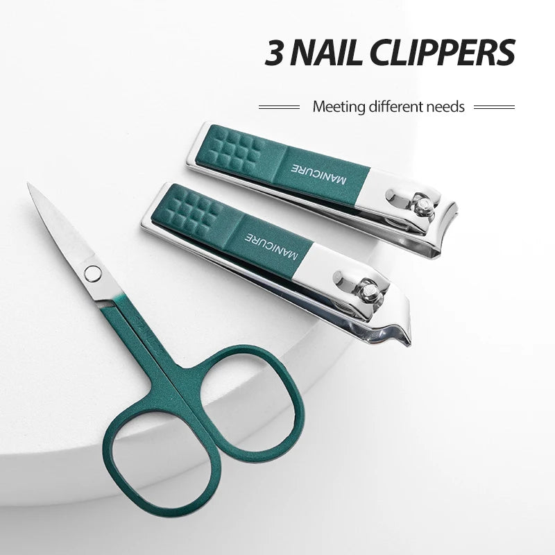 6-in-1 Premium Stainless Steel Nail Clipper Grooming Set ✂️💅 | Manicure & Pedicure Kit | Portable Travel Case