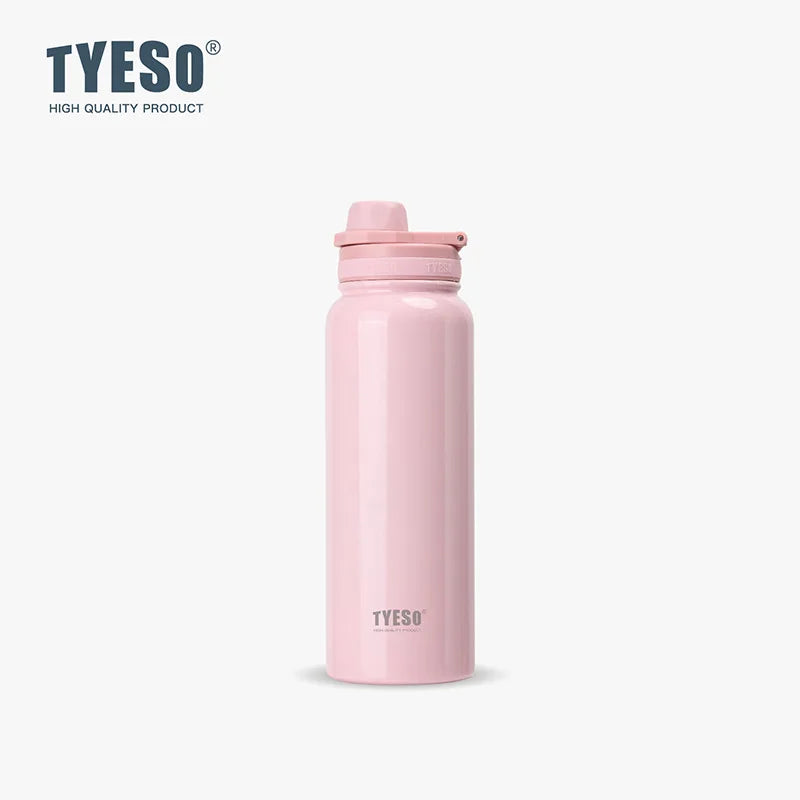 TYESO Thermal Stainless Steel Bottle – Leak-Proof Vacuum Flask (Keeps Drinks Hot & Cold 12H)