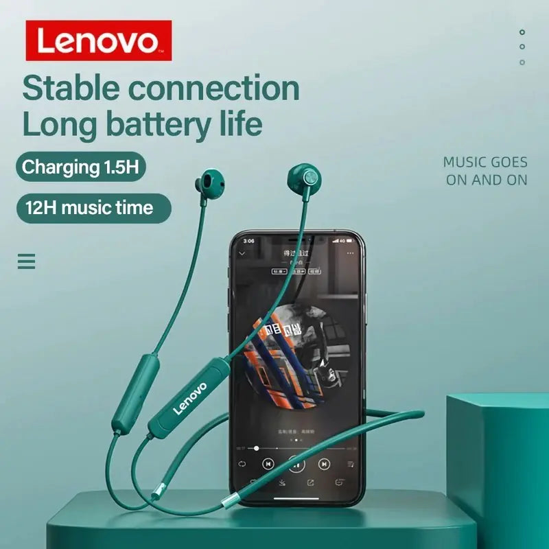 Lenovo SH1 Wireless Bluetooth Neckband Earphones IPX5