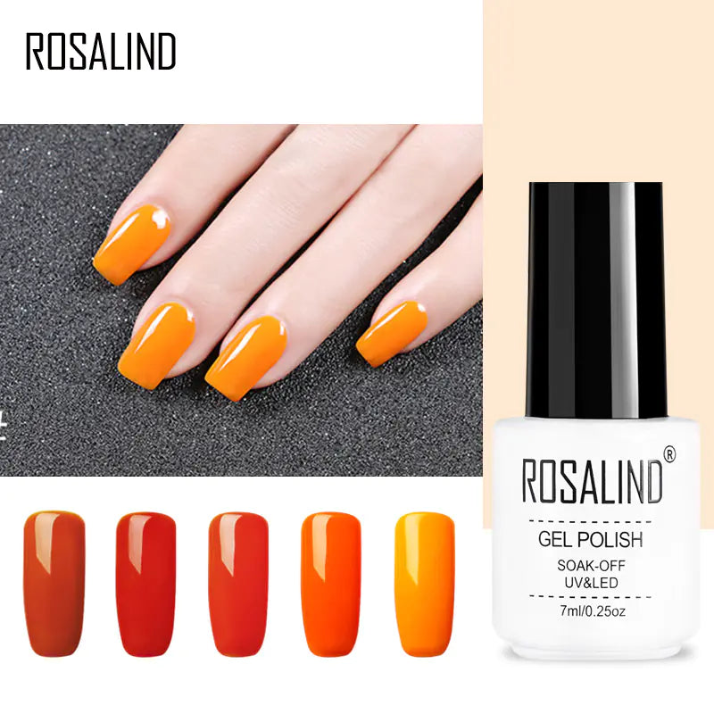 RC Series Pumpkin Color Eco-Friendly UV Nail Gel 10ml