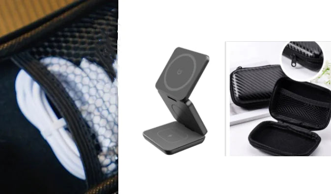 Magnetic 3-in-1 Wireless Charging Phone Stand