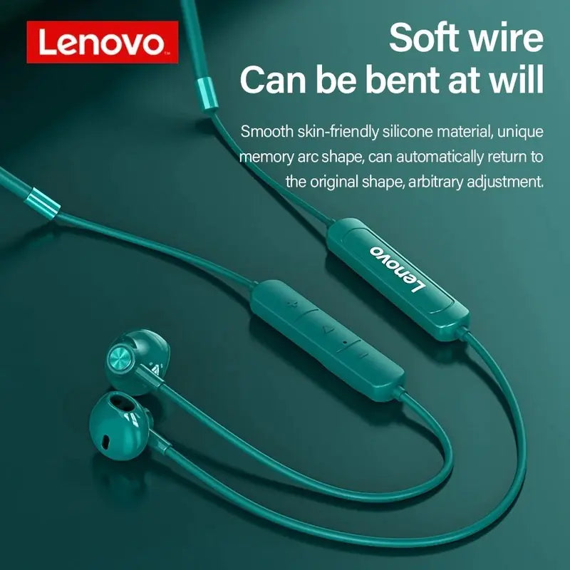 Lenovo SH1 Wireless Bluetooth Neckband Earphones IPX5